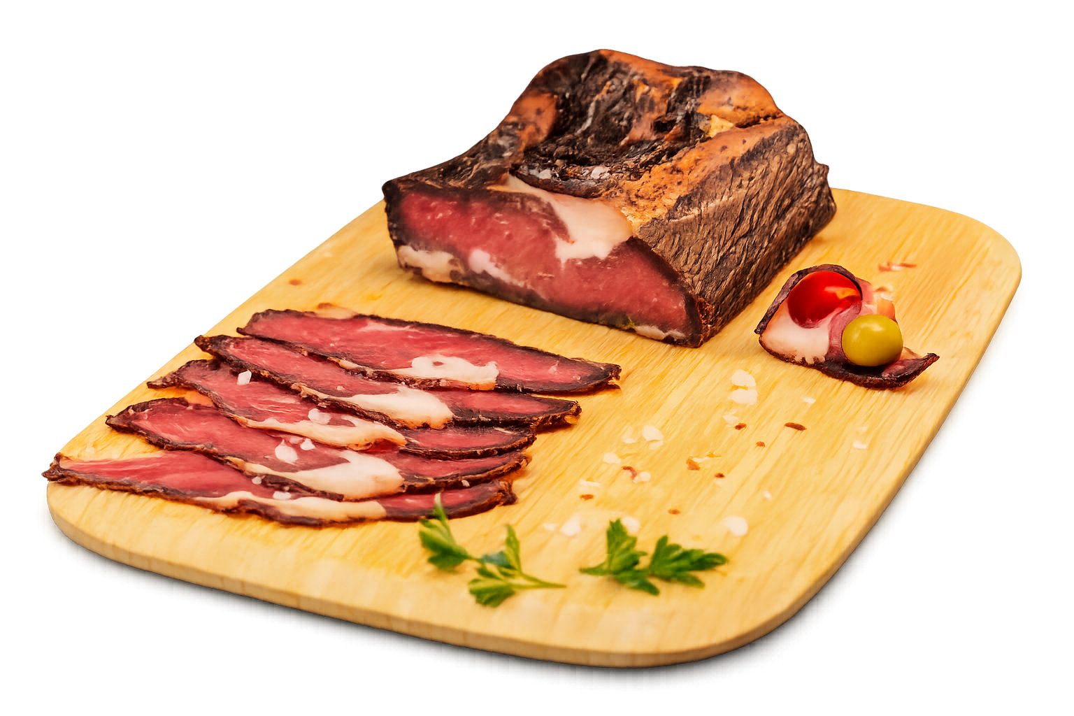 Buntes Trockenfleisch